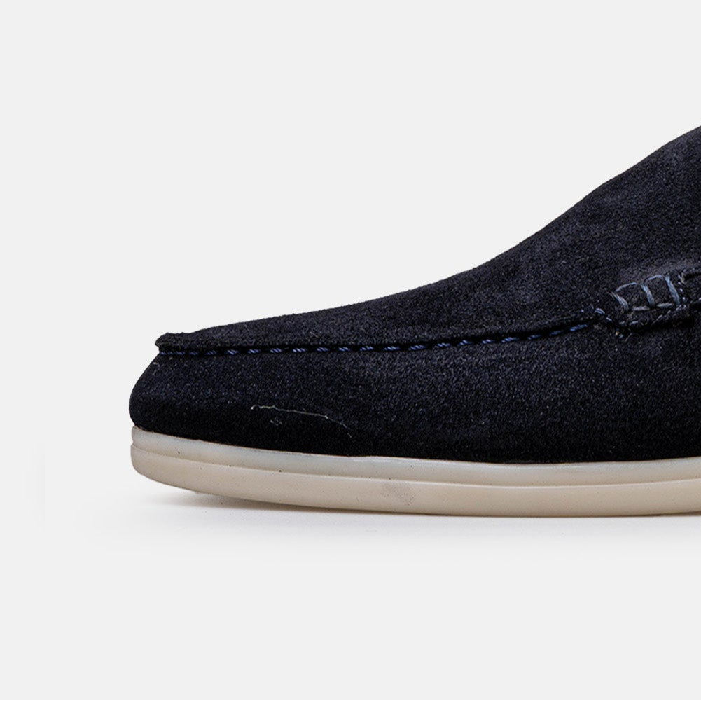 Volzak 3061 s Mocassin en daim Bleu