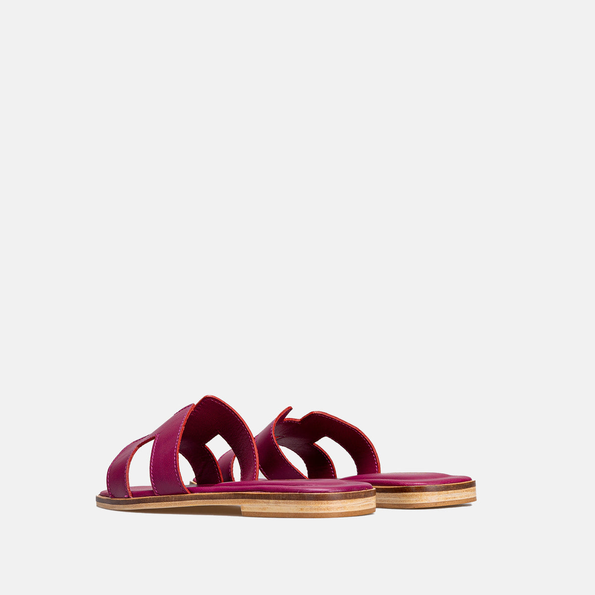 Volzak 900 Sandale en cuir Rose indien