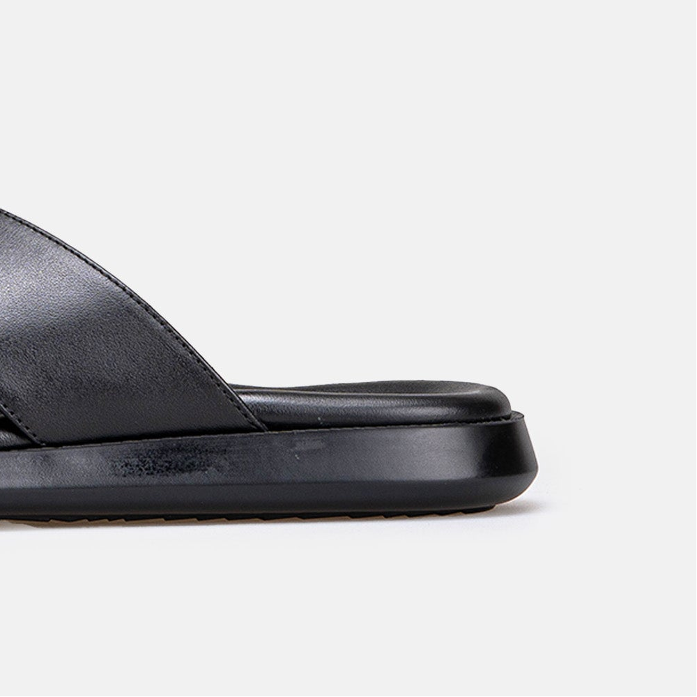 Volzak 5425 Sandale en cuir Noir