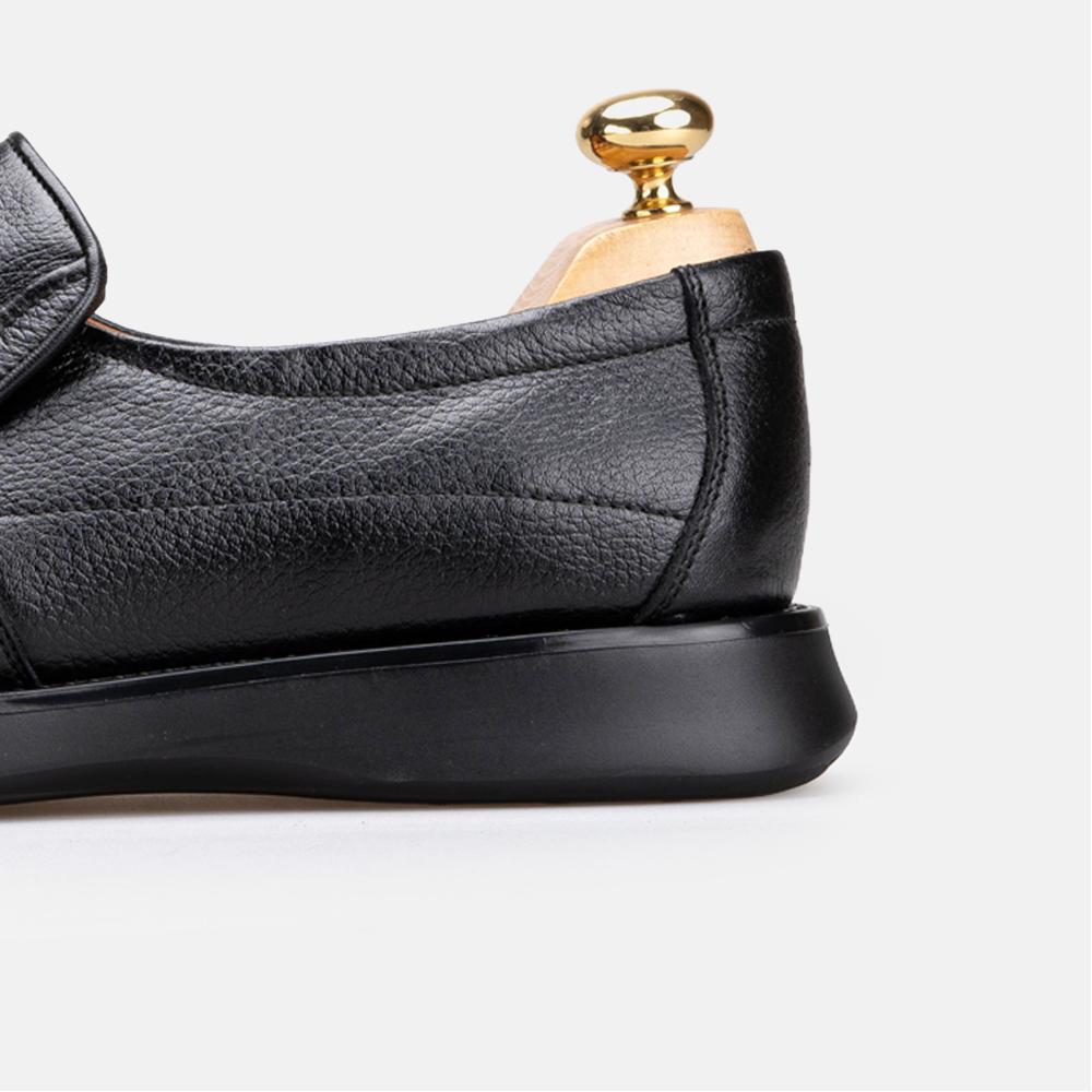 Volzak 5512 chaussure en cuir Noir Grainé