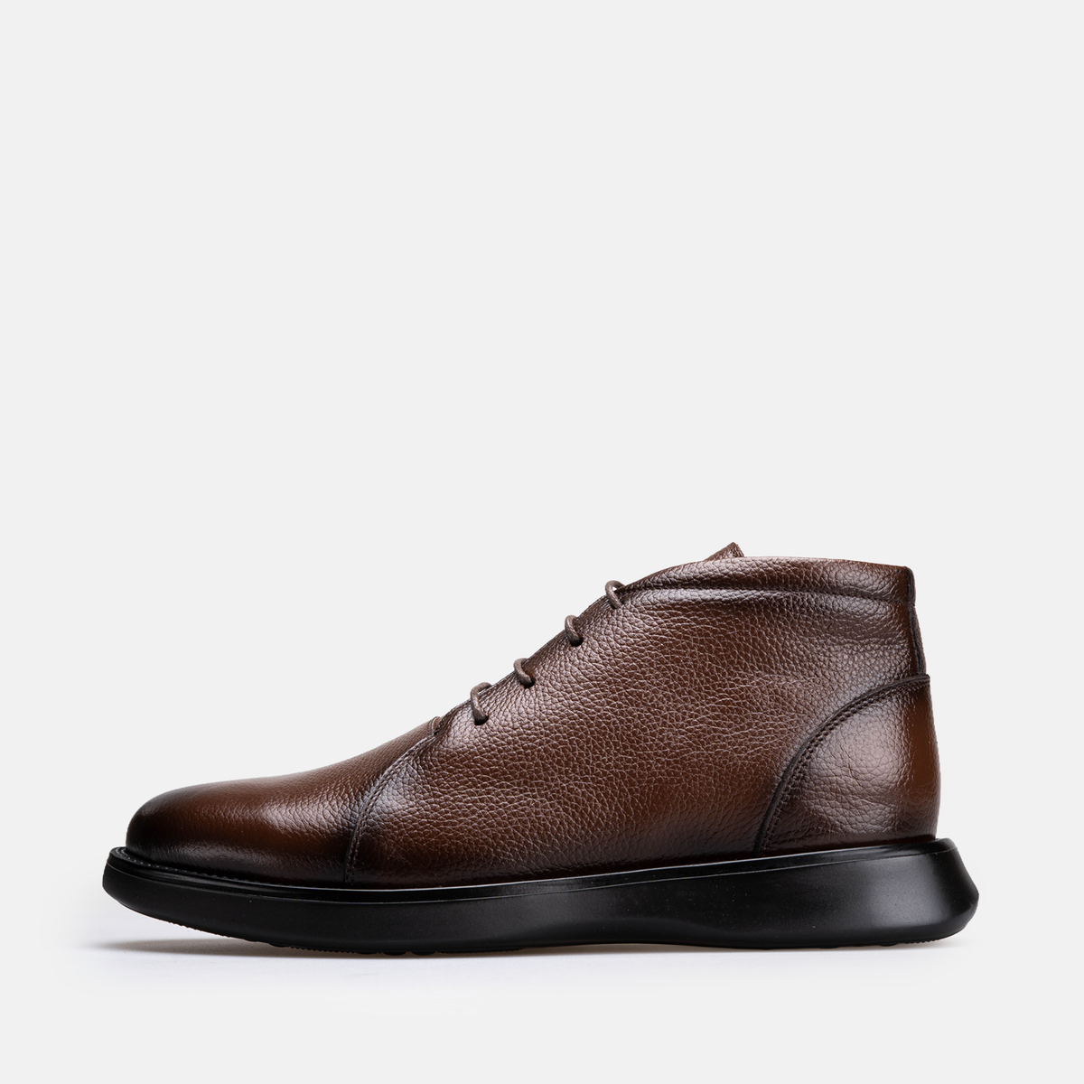 Volzak 5521 Bottine en cuir Marron Grainé