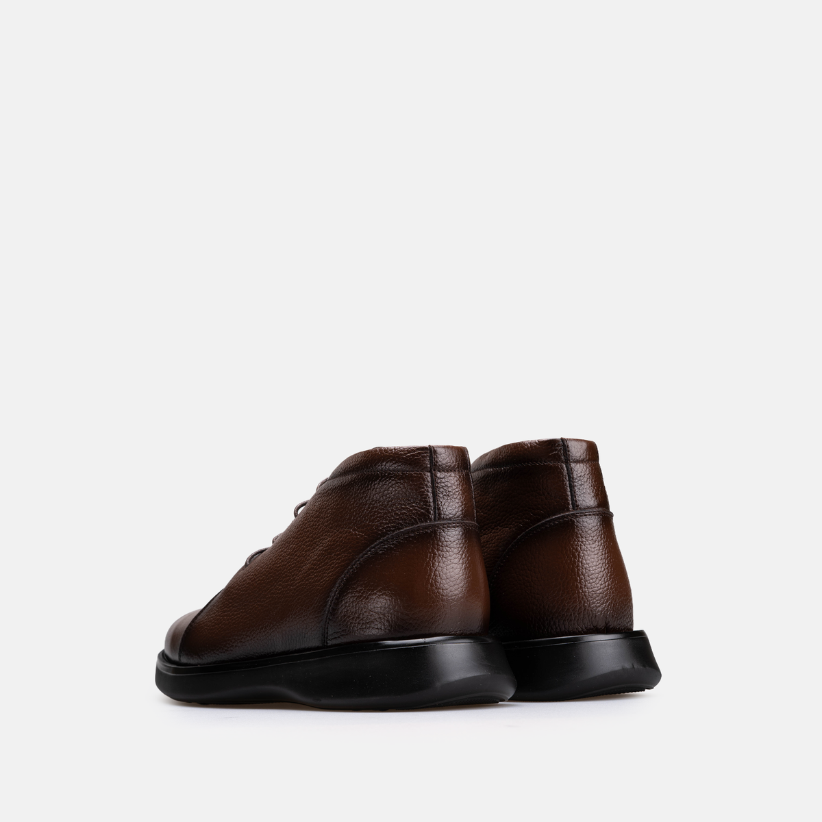 Volzak 5521 Bottine en cuir Marron Grainé