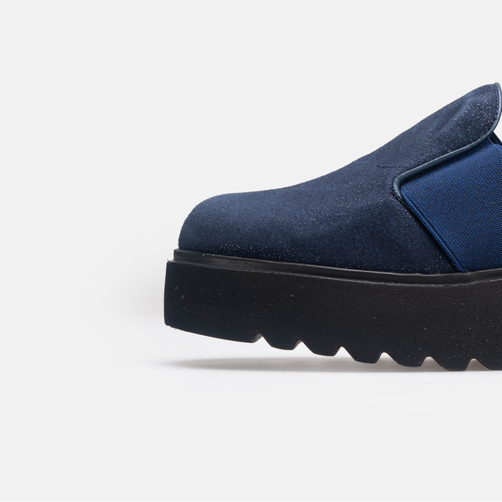 Volzak 618 Chaussure en nubuck Bleu