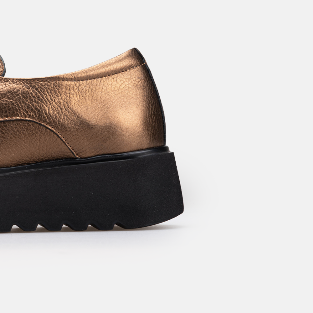 Volzak 4027 Chaussure en cuir Bronze