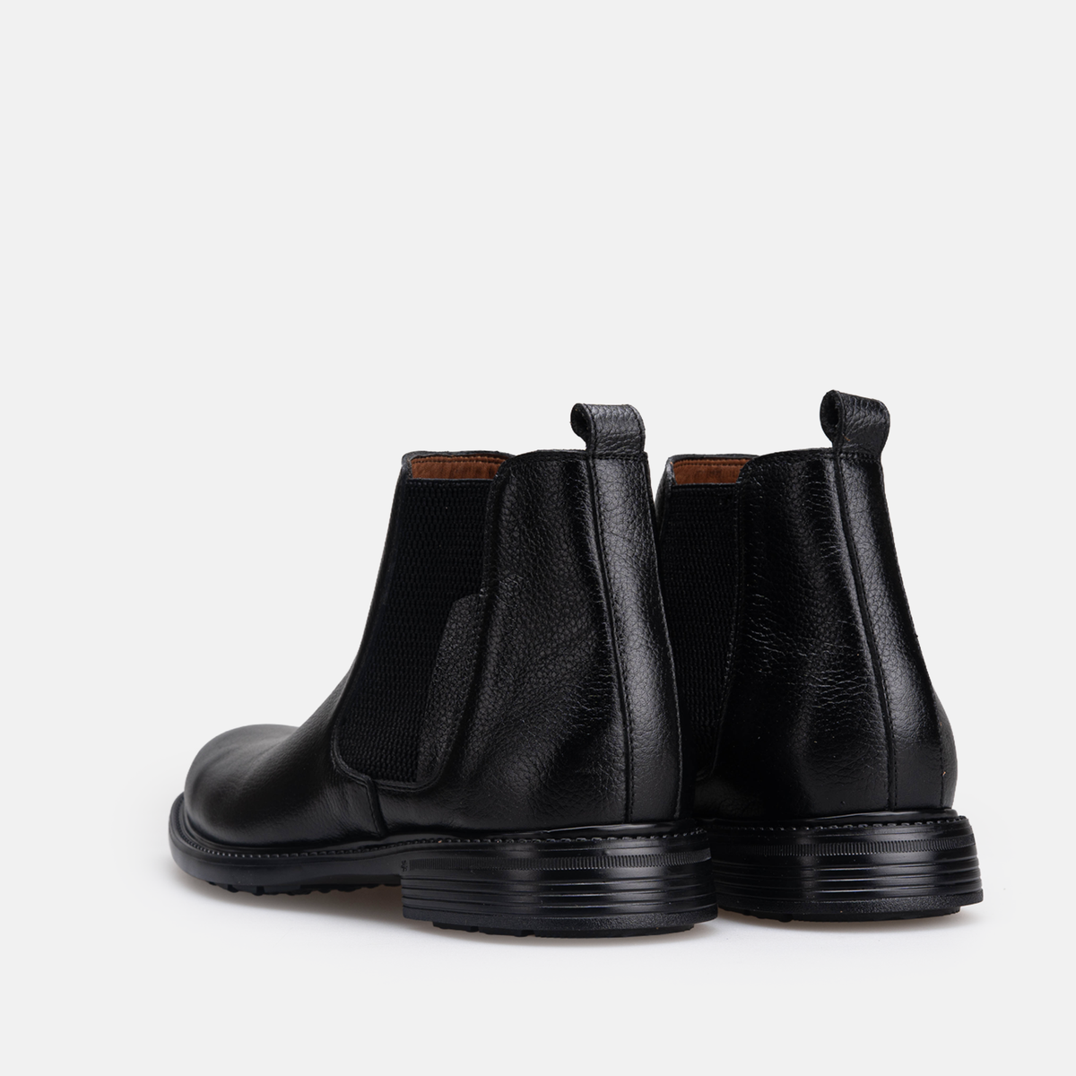 Volzak 5534 Bottine en cuir Noir Grainé