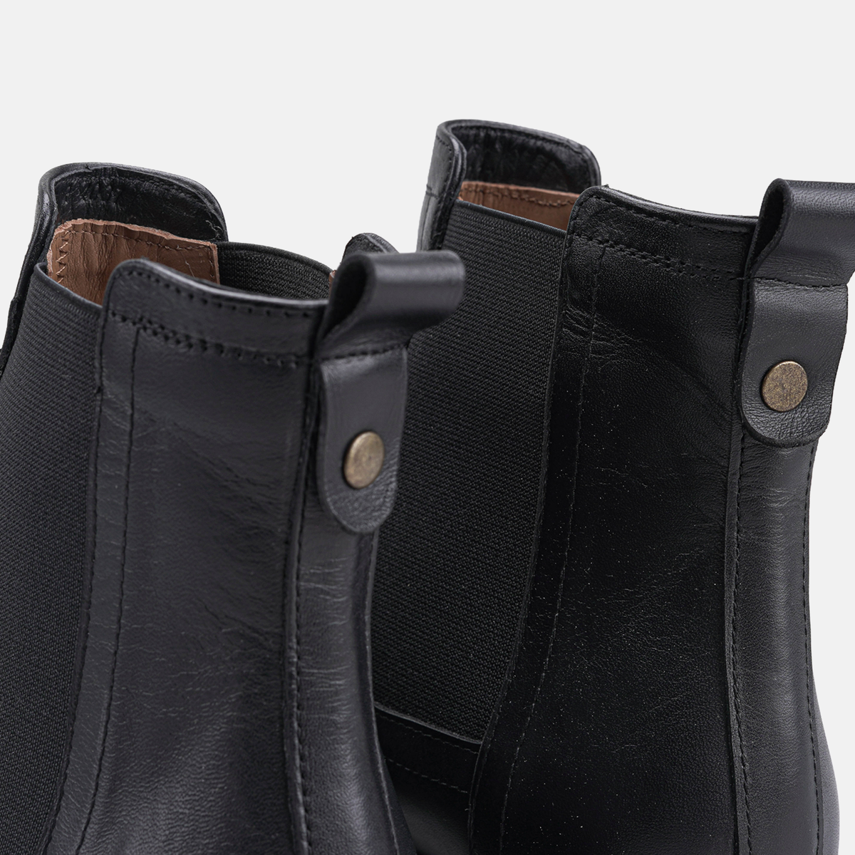 Volzak 4037 Bottine en cuir Noir
