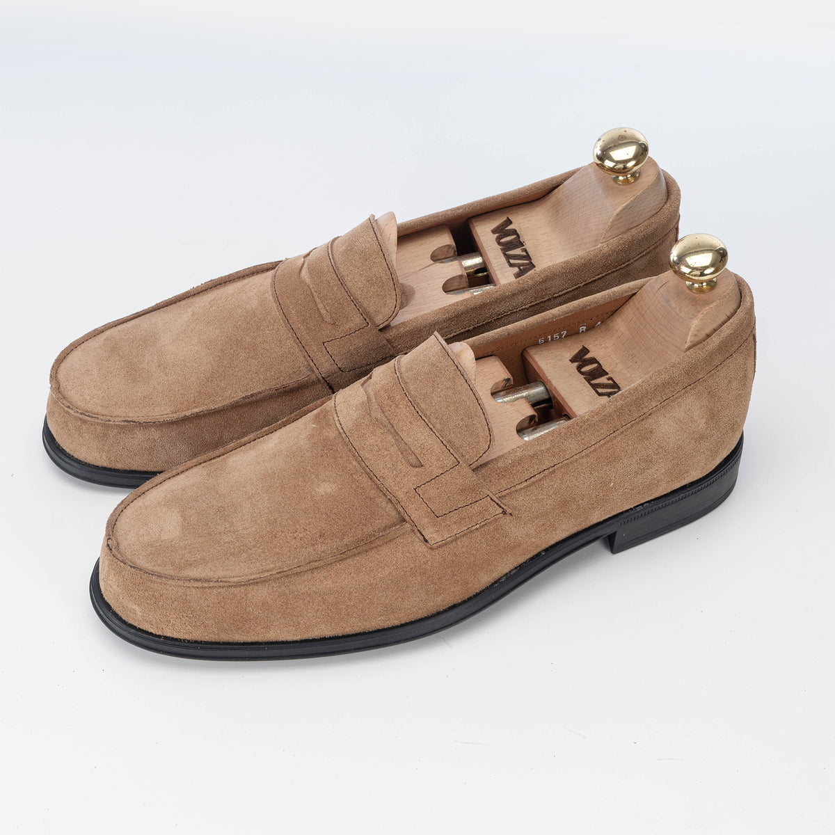 Volzak 5157 mocassin en daim sable
