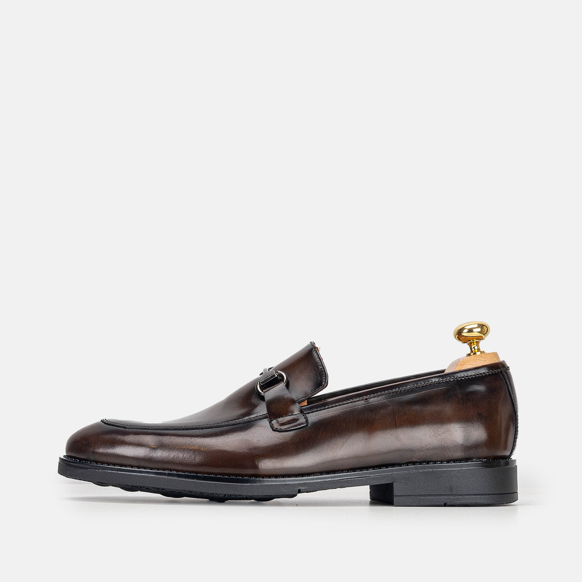 Volzak 5313 chaussure en cuir Démasquable Marron vintage