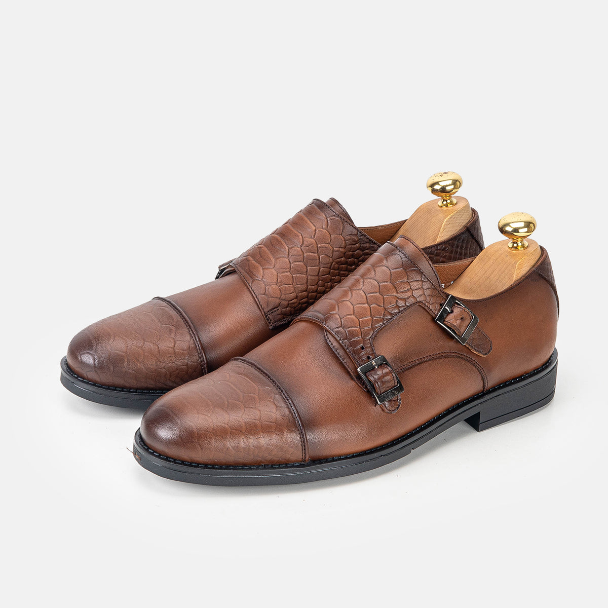 Volzak 5314 chaussure en cuir Marron Vintage