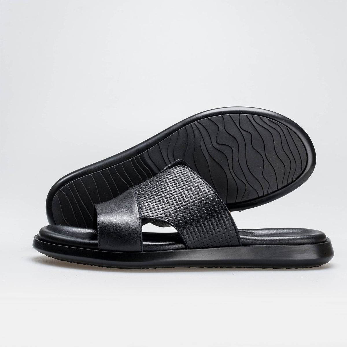 Volzak 5407 Sandale en cuir Noir