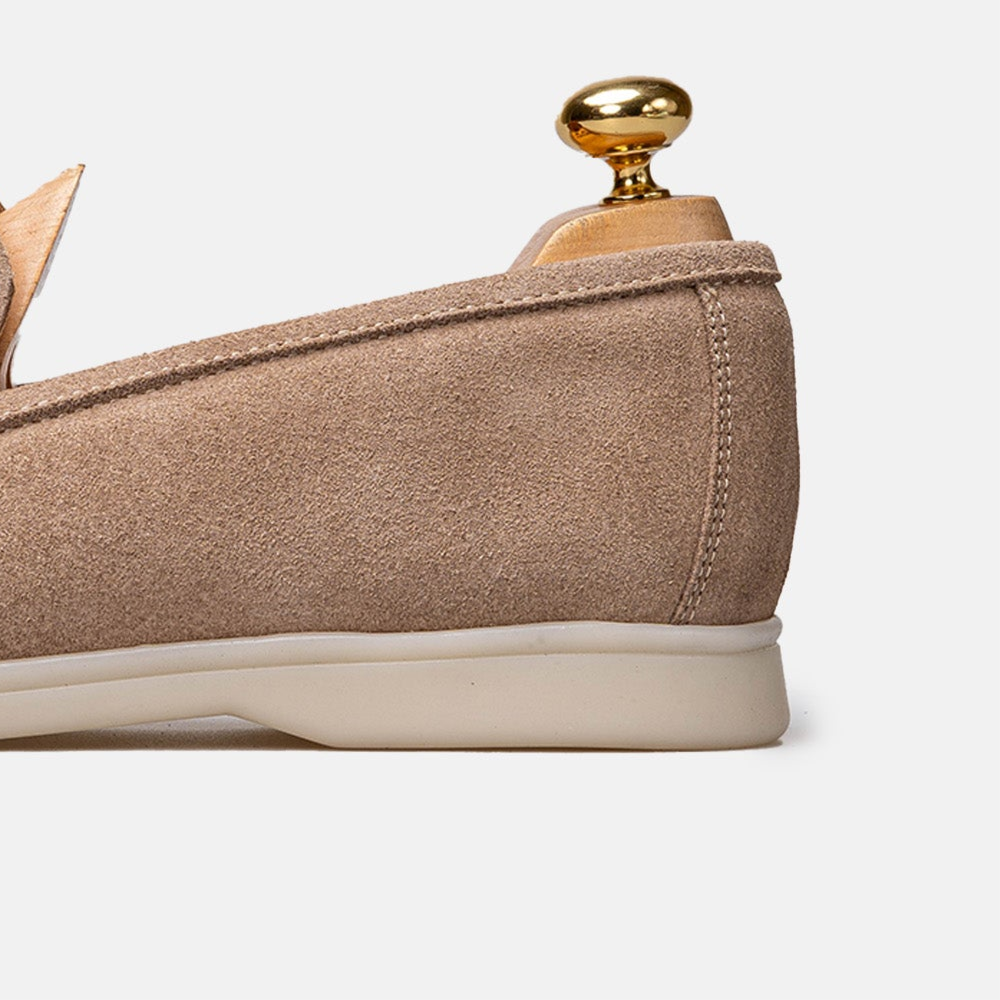 Volzak 3061 s Mocassin en daim Beige