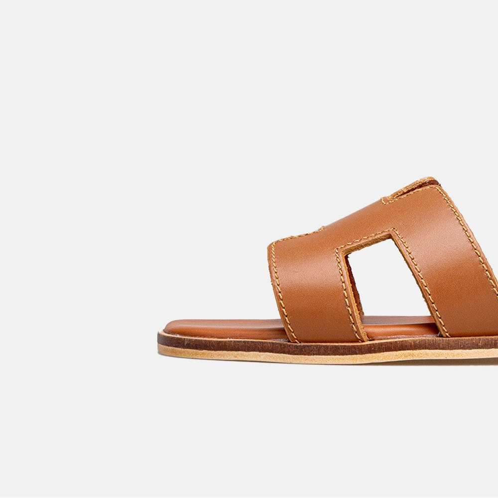 Volzak 900 Sandale en cuir Camel