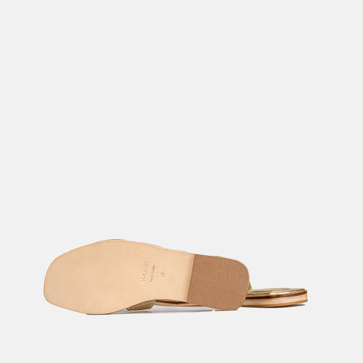 Volzak 900 Sandale en cuir Doré (Édition Limitée)