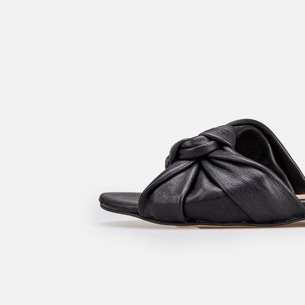 Volzak 524 Sandale en cuir Noir