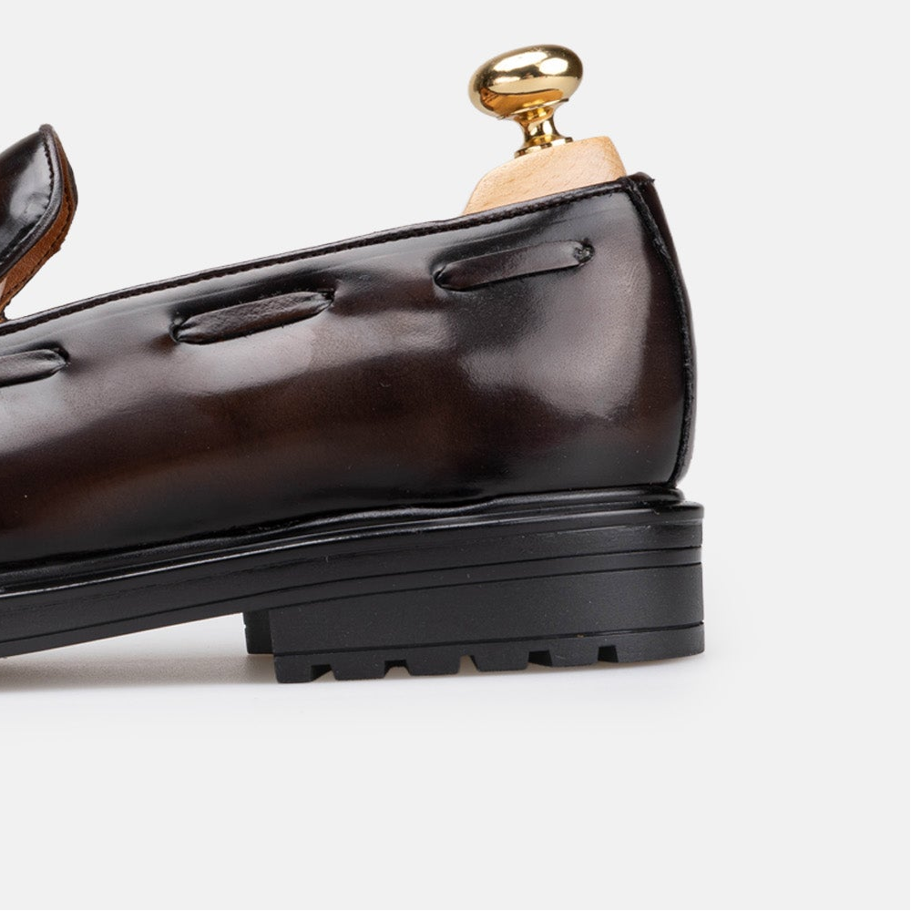 Volzak 5500 chaussure en cuir Démasquable Marron