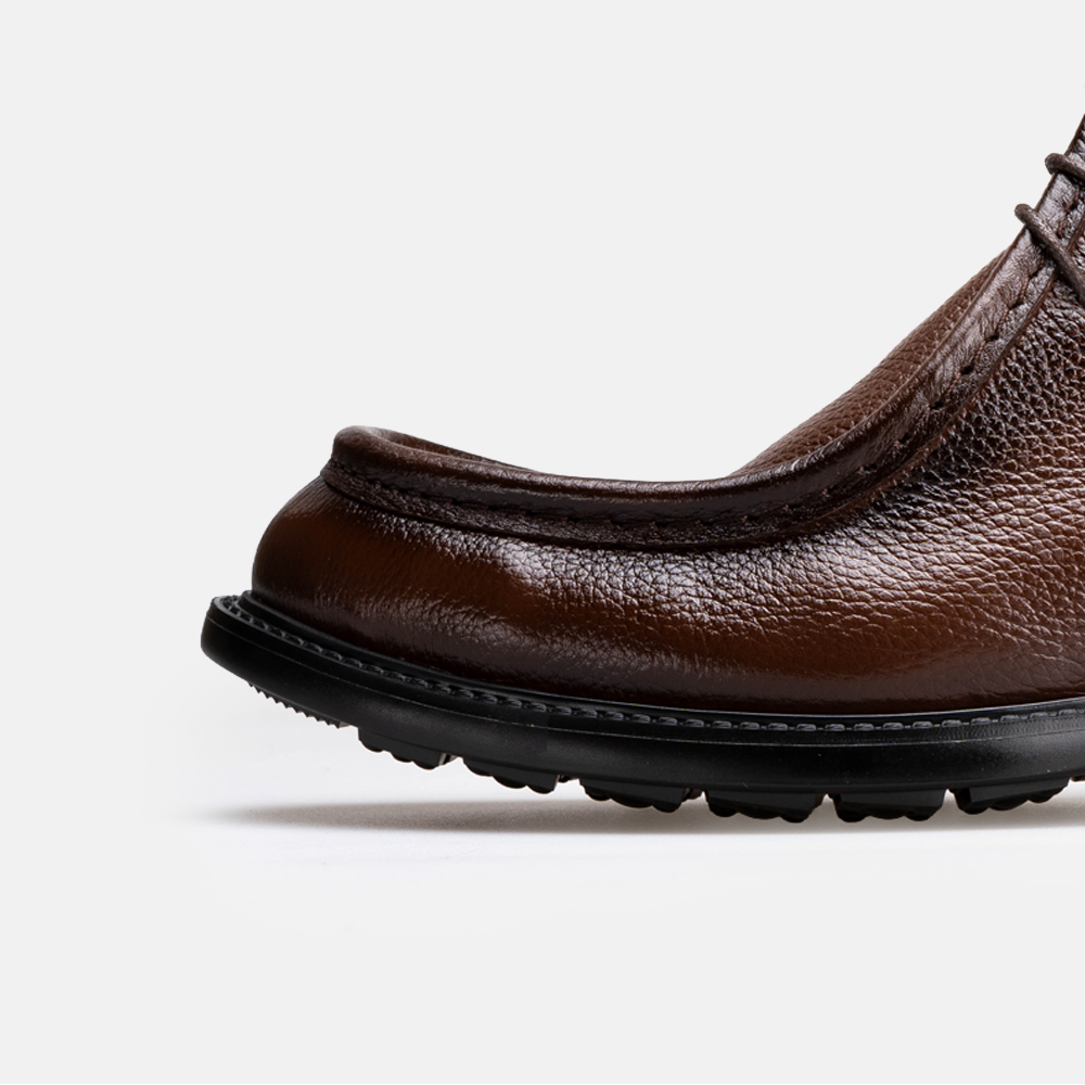 Volzak 5515 Bottine en cuir Marron Grainé