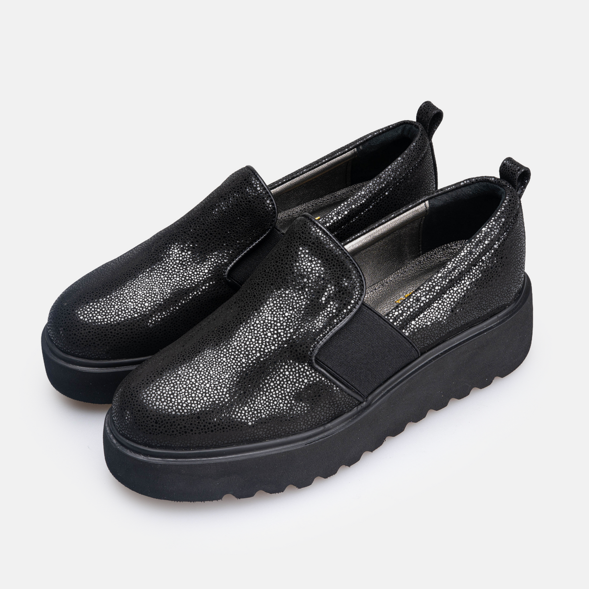 Volzak 618 Chaussure en nubuck Noir
