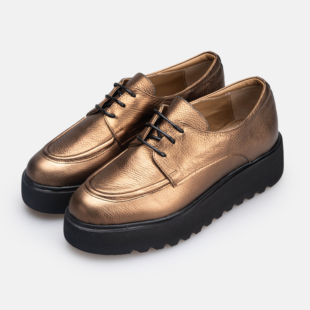 Volzak 4027 Chaussure en cuir Bronze