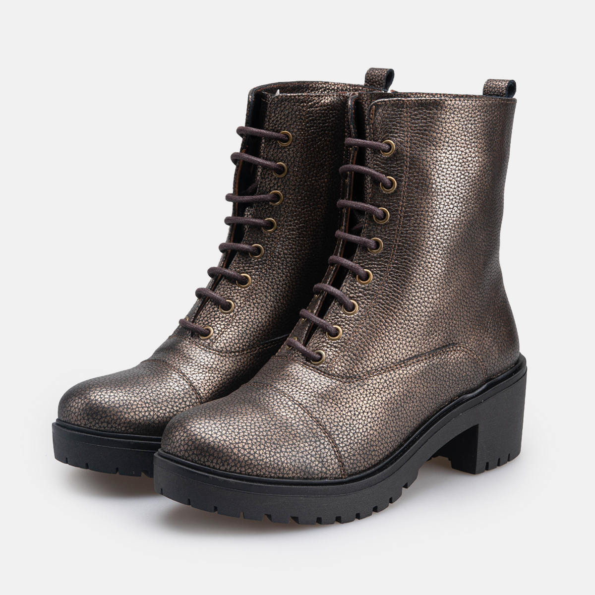 Volzak 4088 Bottine en cuir Bronze