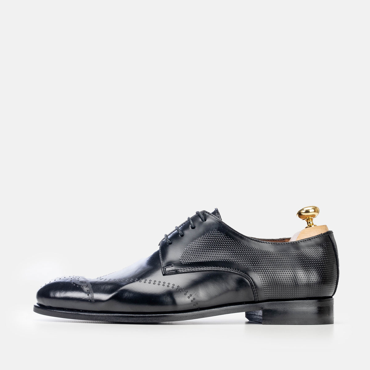 Volzak 5343 chaussure en cuir Démasquable Noir