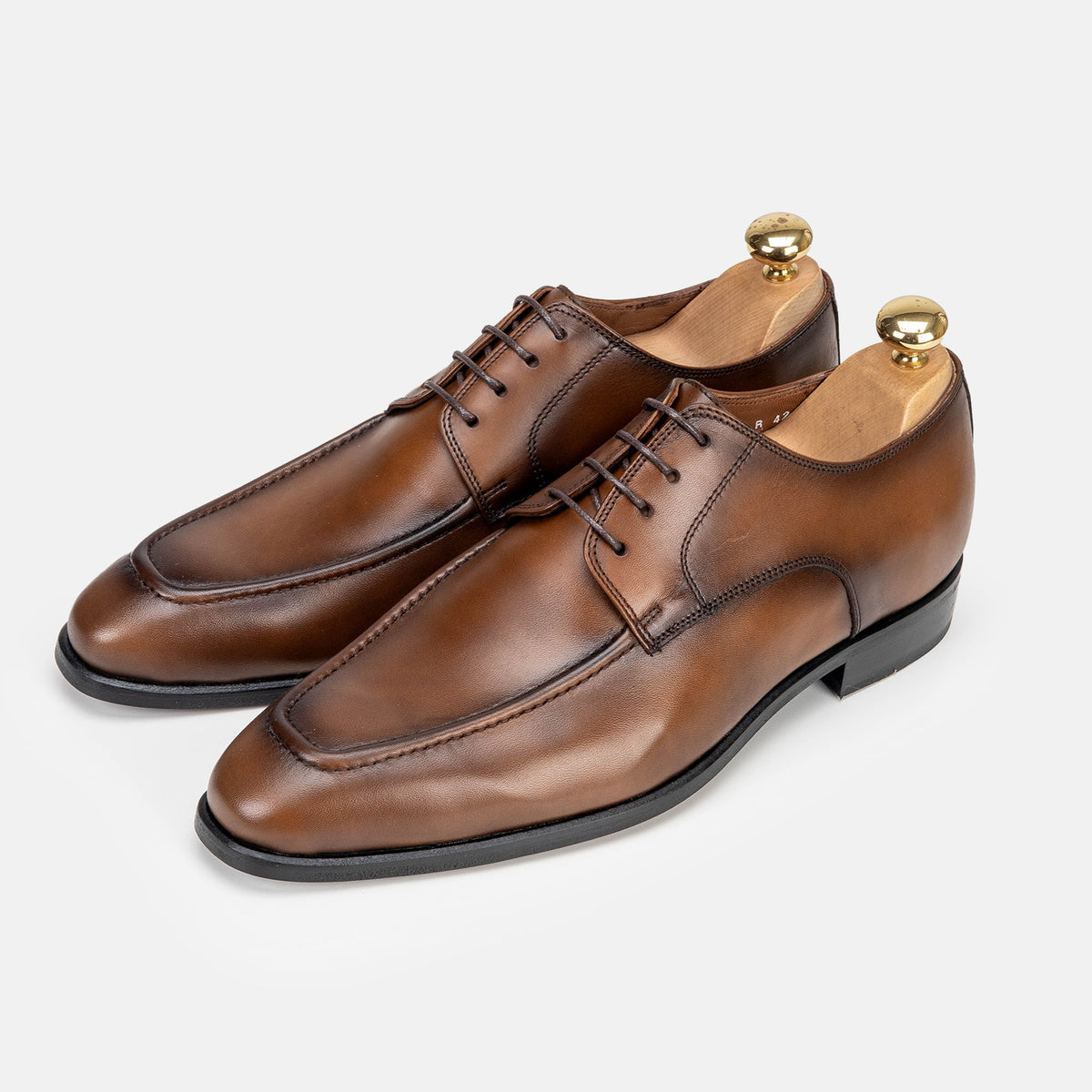 Volzak 5333 chaussure en cuir Marron Vintage