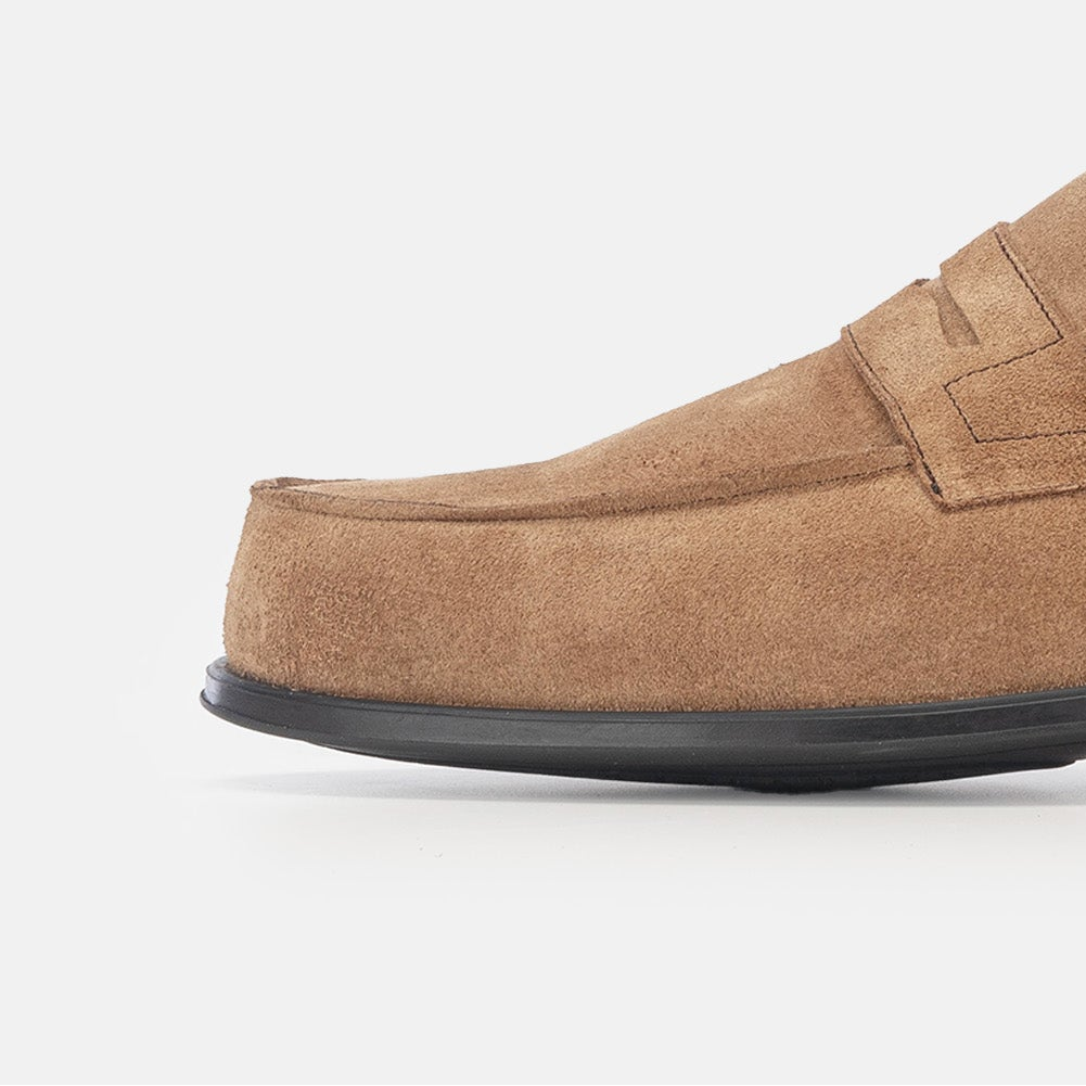 Volzak 5157 mocassin en daim sable