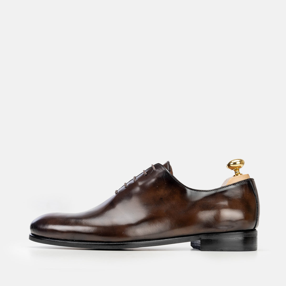 Volzak 5332 chaussure en cuir Démasquable Marron vintage