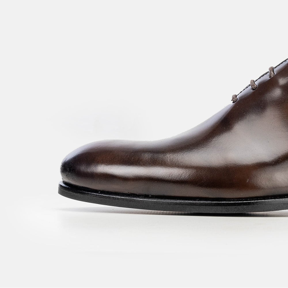 Volzak 5332 chaussure en cuir Démasquable Marron vintage