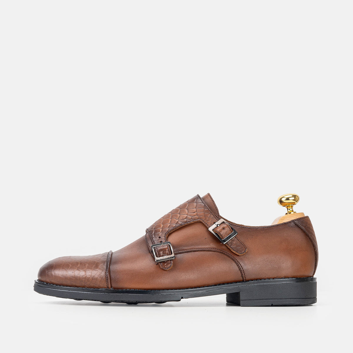 Volzak 5314 chaussure en cuir Marron Vintage