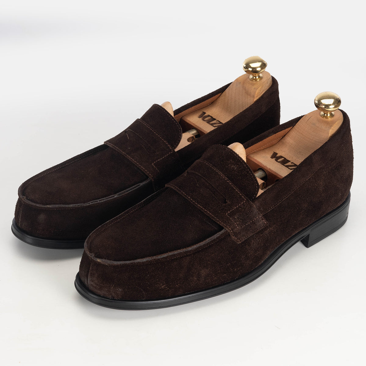 Volzak 5157 mocassin en daim marron
