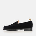 Volzak 5157 mocassin en daim noir