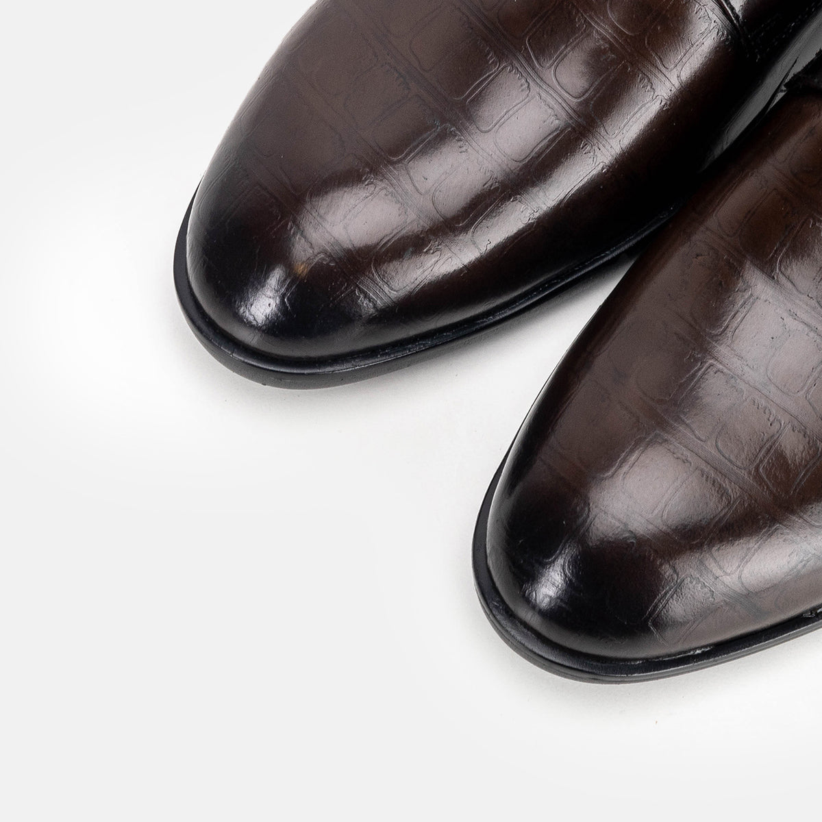 Volzak 5323 chaussure en cuir Marron Vintage