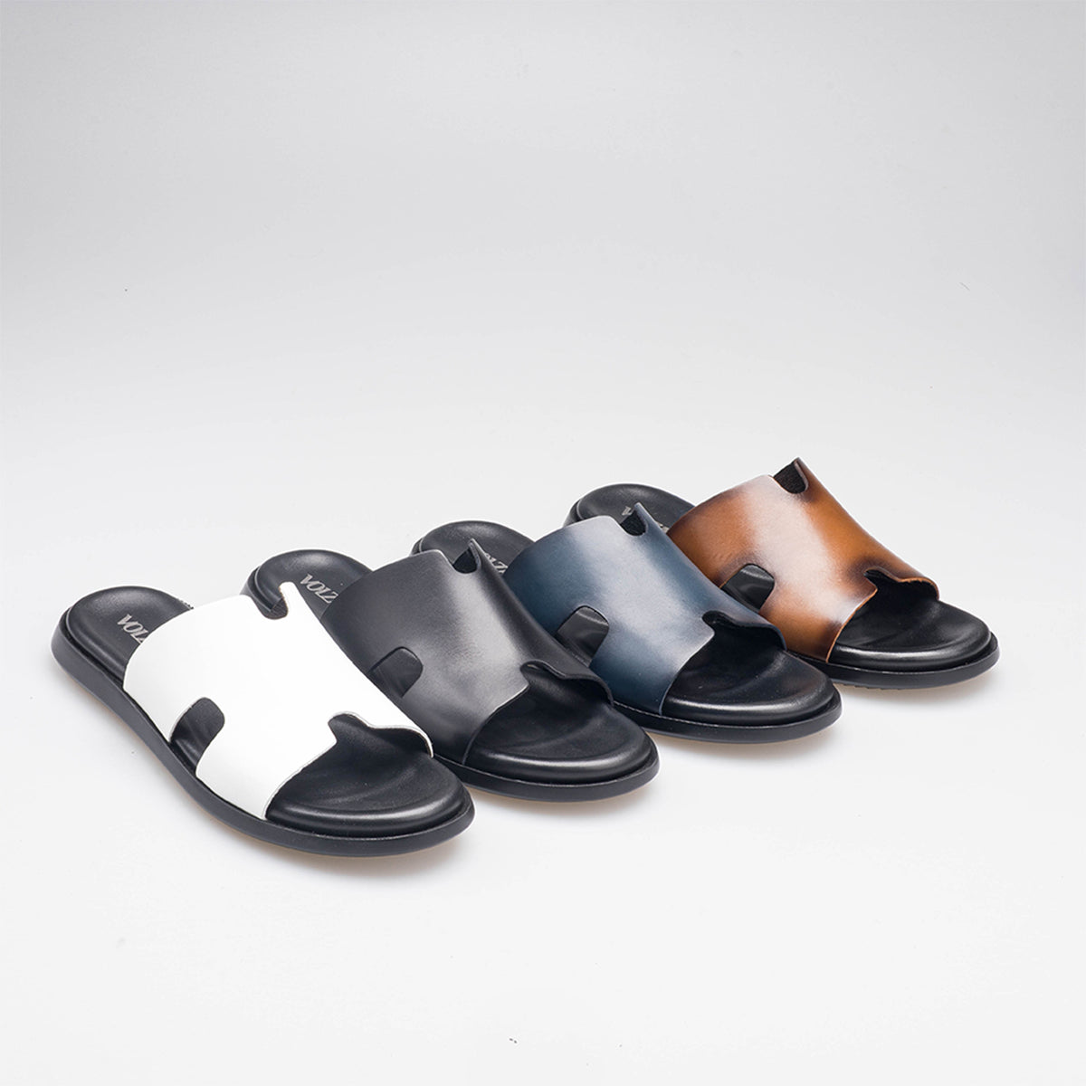 Volzak 5405 Sandale en cuir Blanc