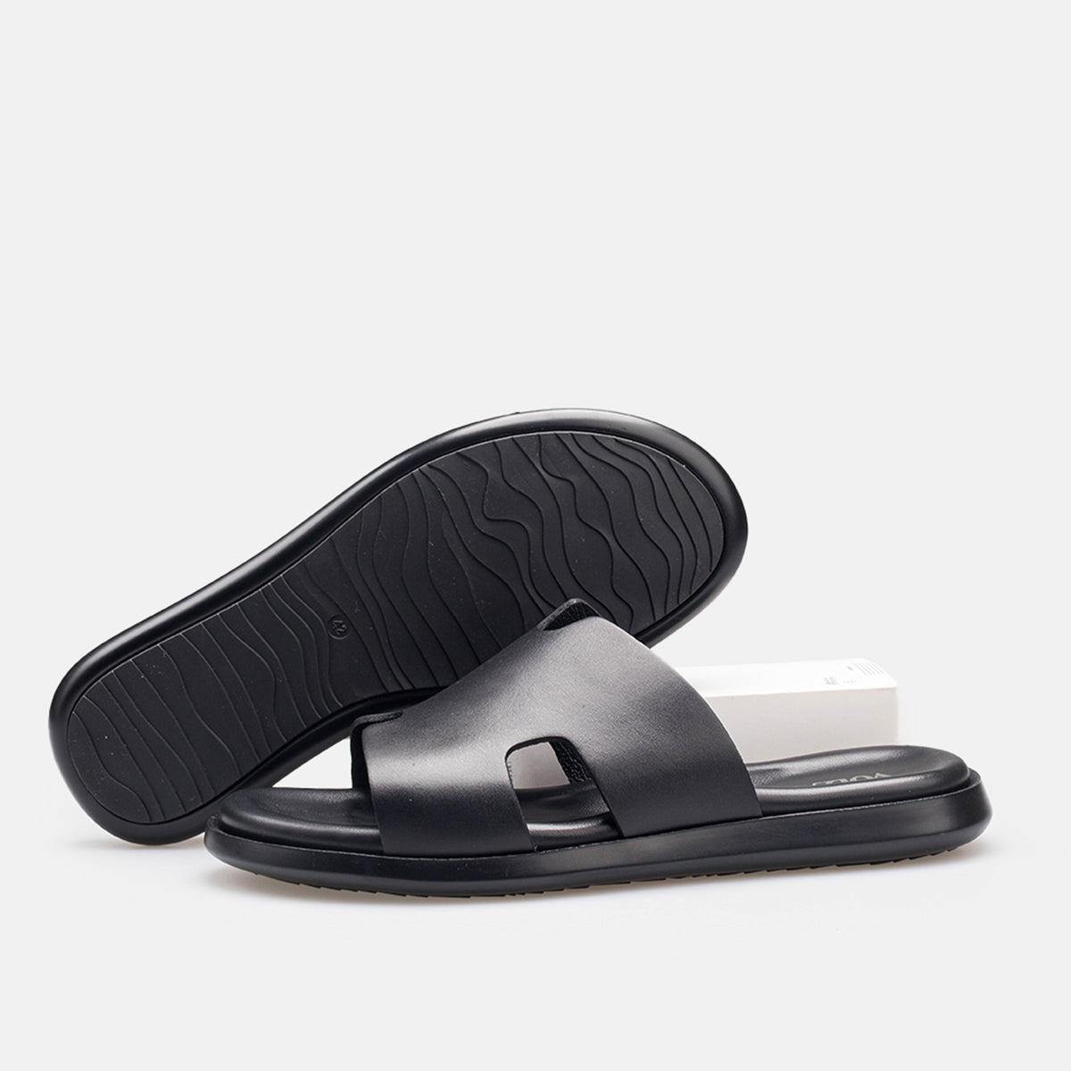 Volzak 5405 Sandale en cuir Noir
