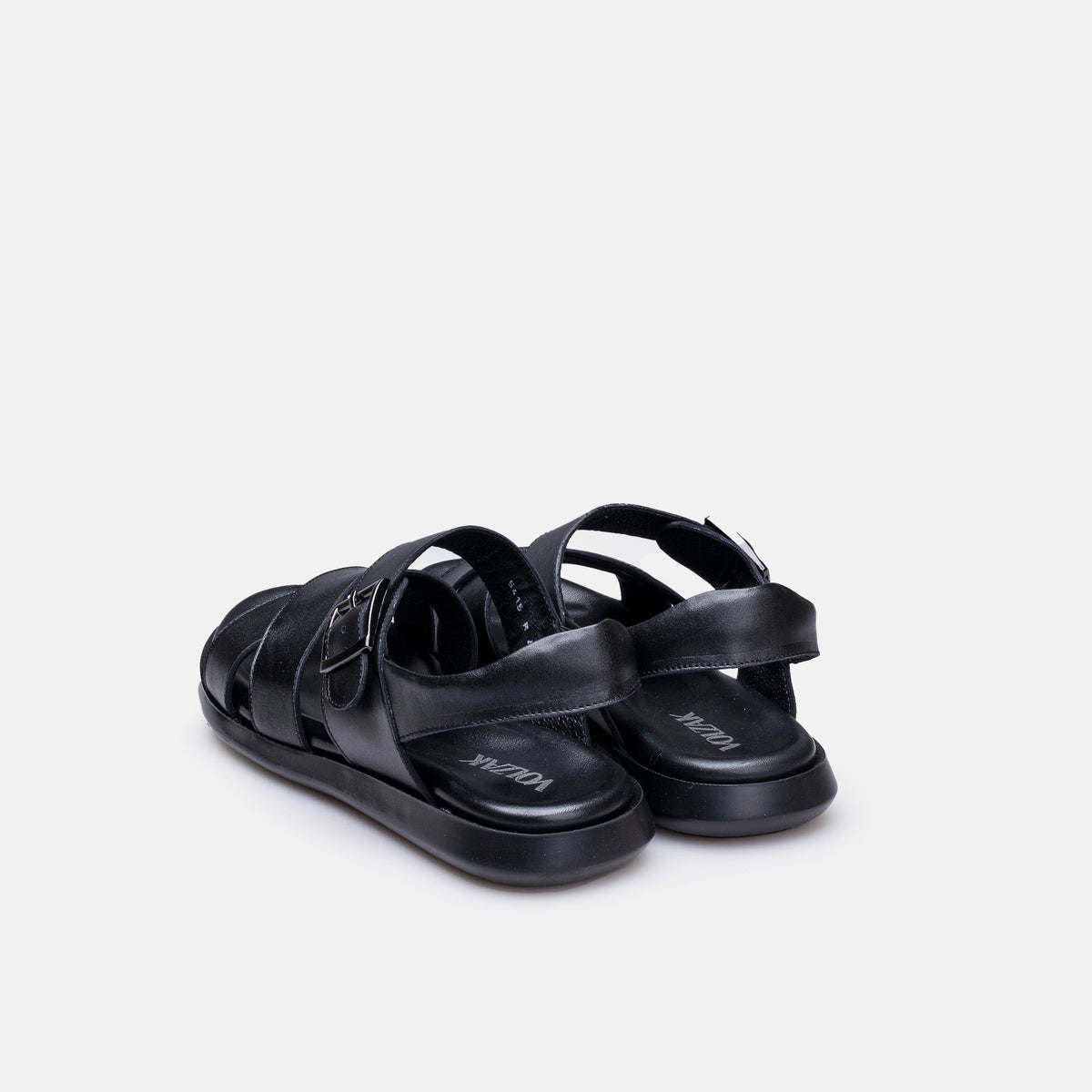 Volzak 5415 Sandale en cuir Noir
